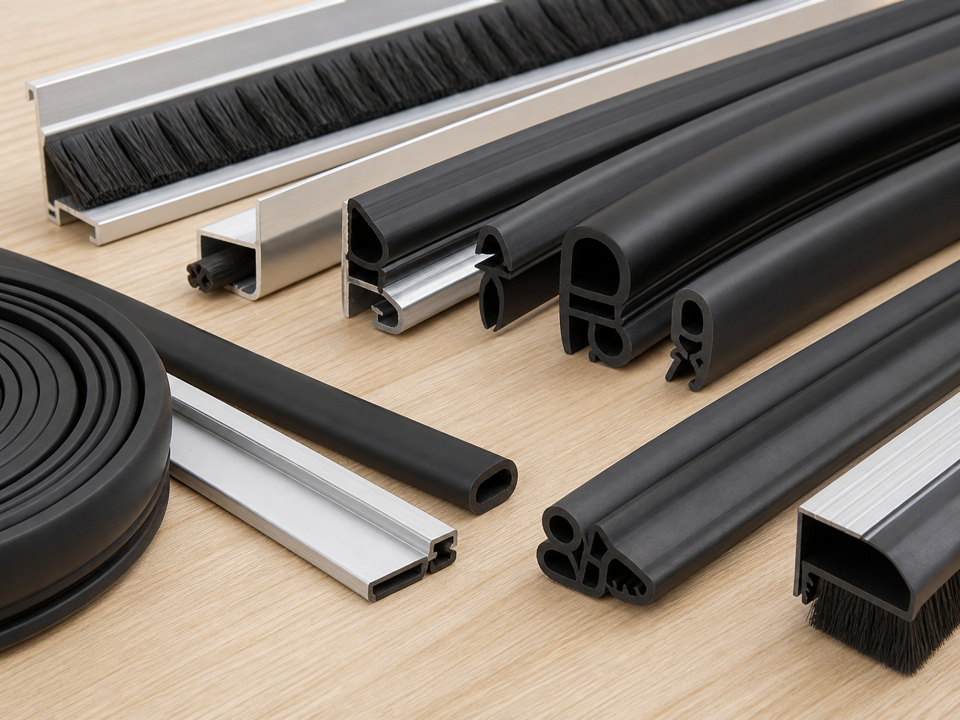 Door seals and weather protection hardware
